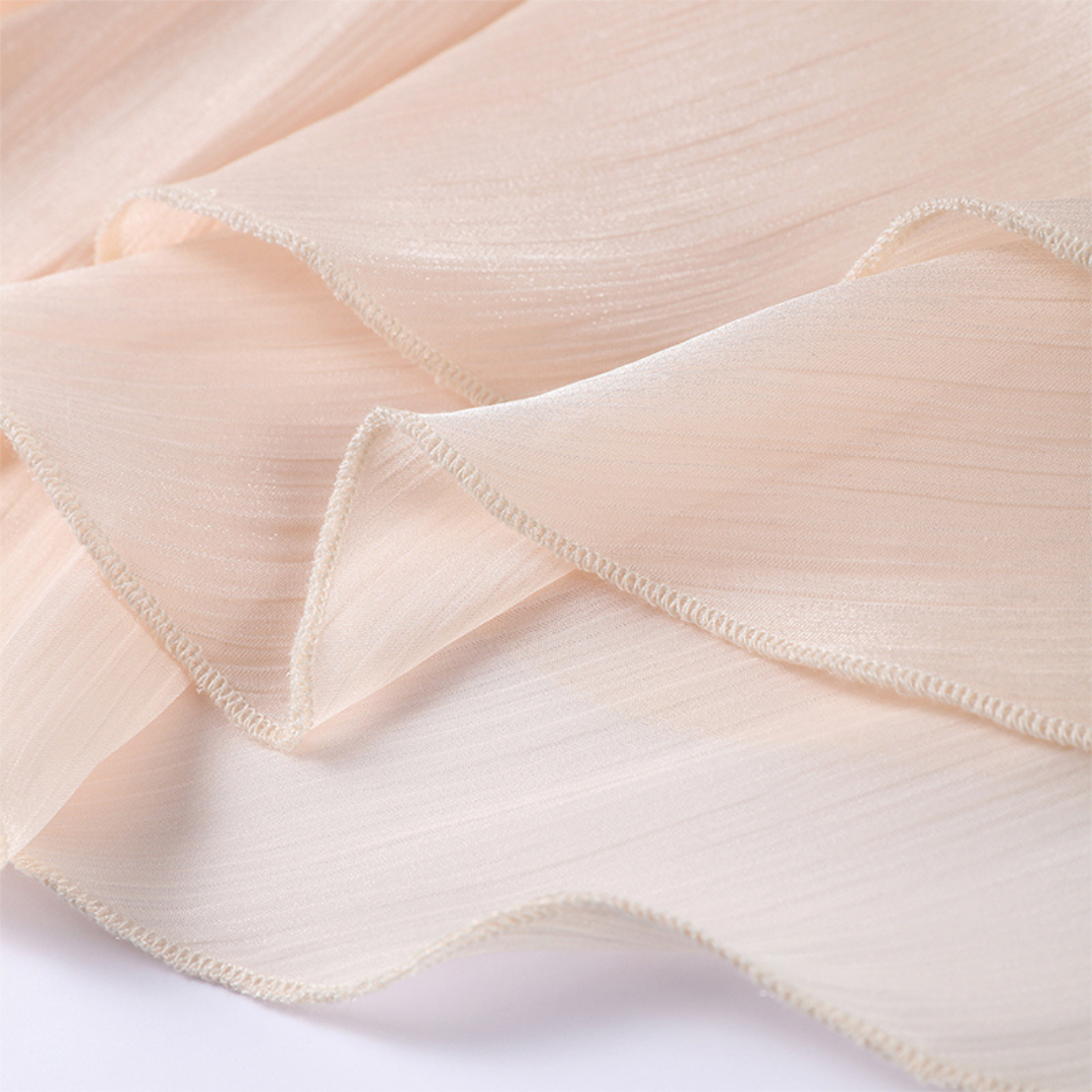 Silhouetten-Kleid "Grace" - in creme, rot & schwarz