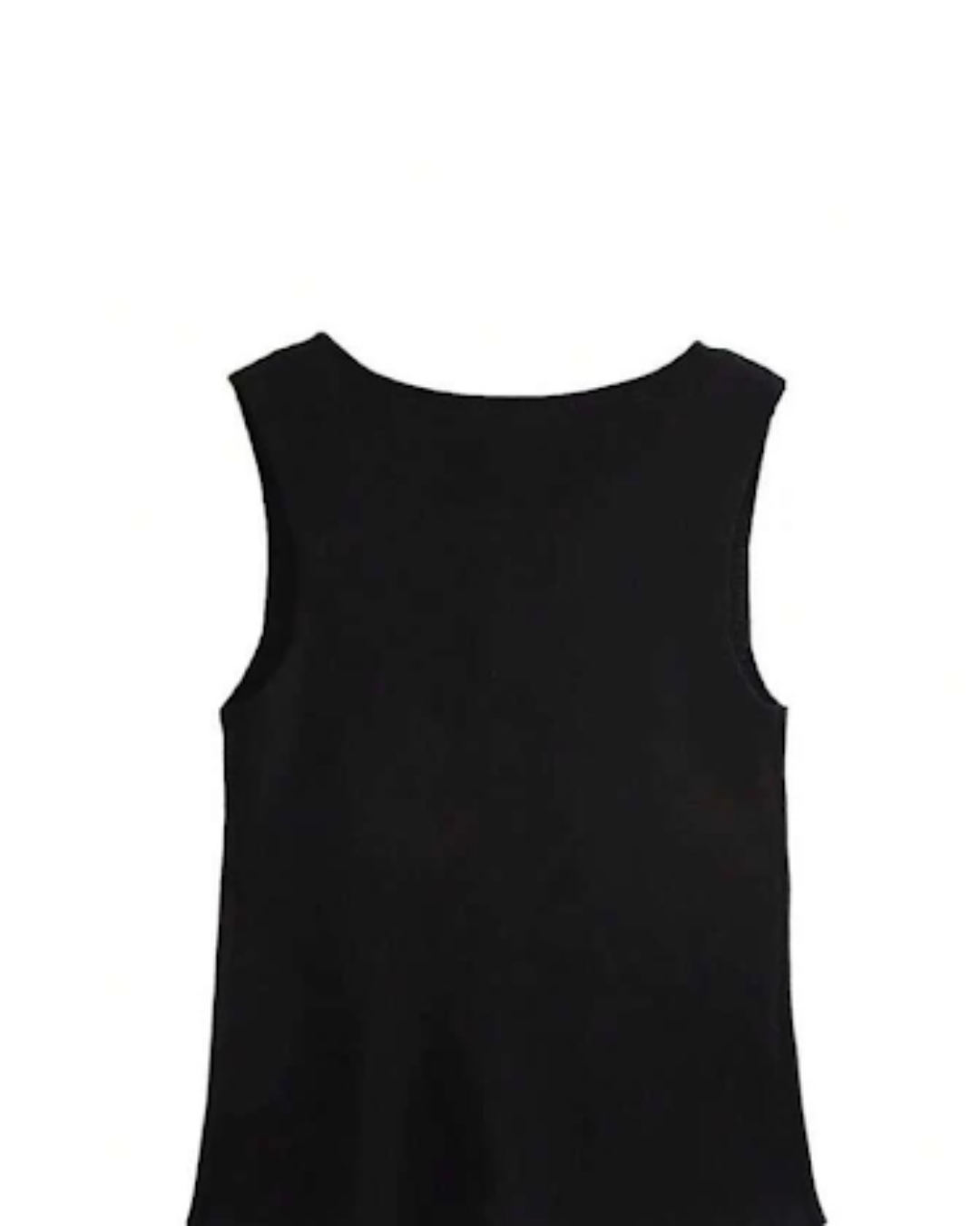 Stricktop „Sophie“ in schwarz und weiß