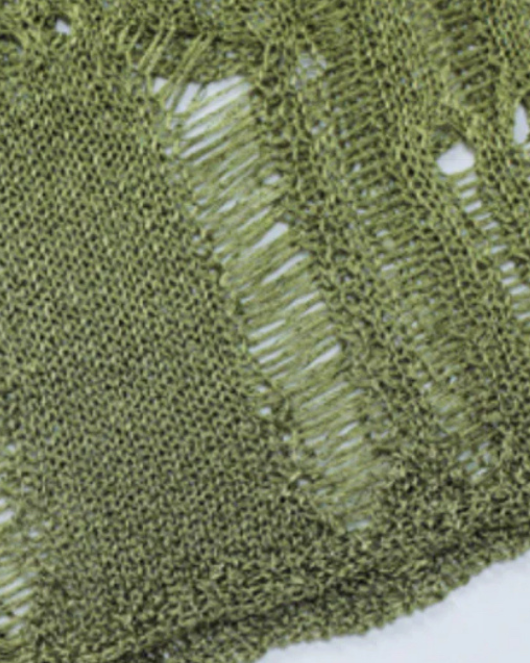 GeoGlam Maxi-Strickkleid in grün