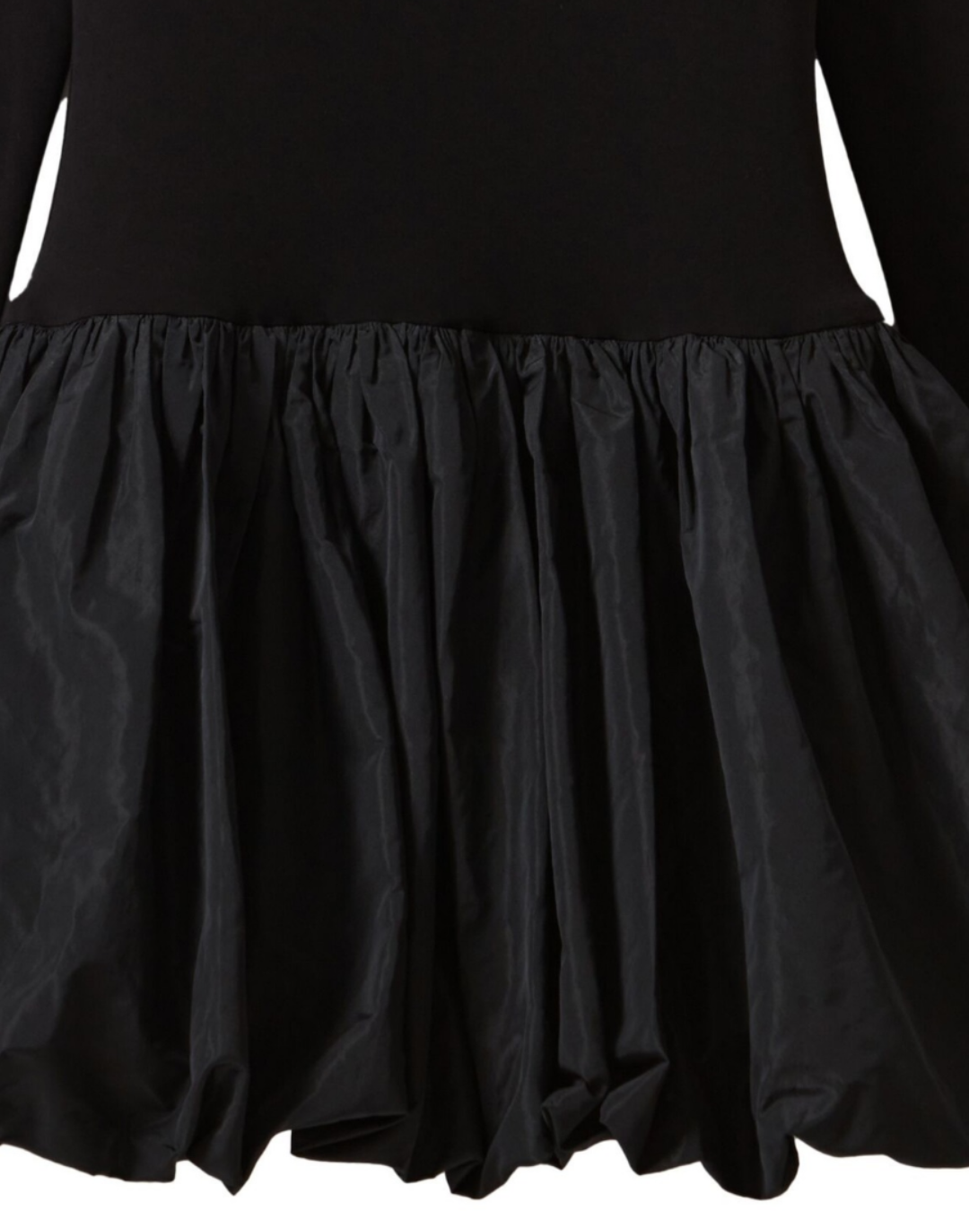 Schwarzes Ballon-Kleid „Kira“