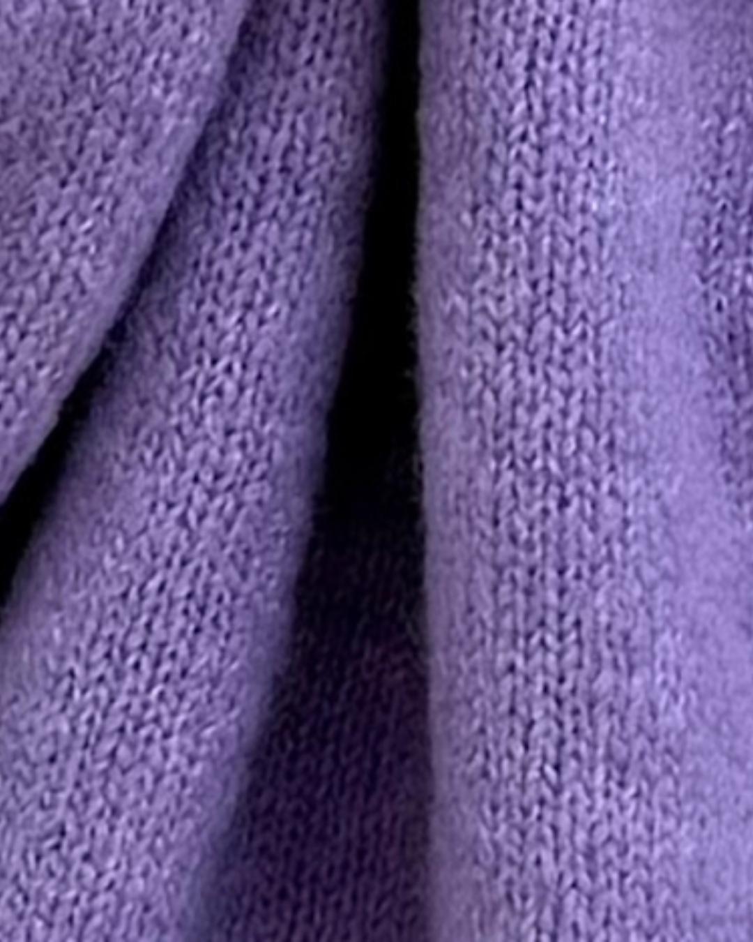 Off-Shoulder Pullover - weiß, schwarz, lavendel