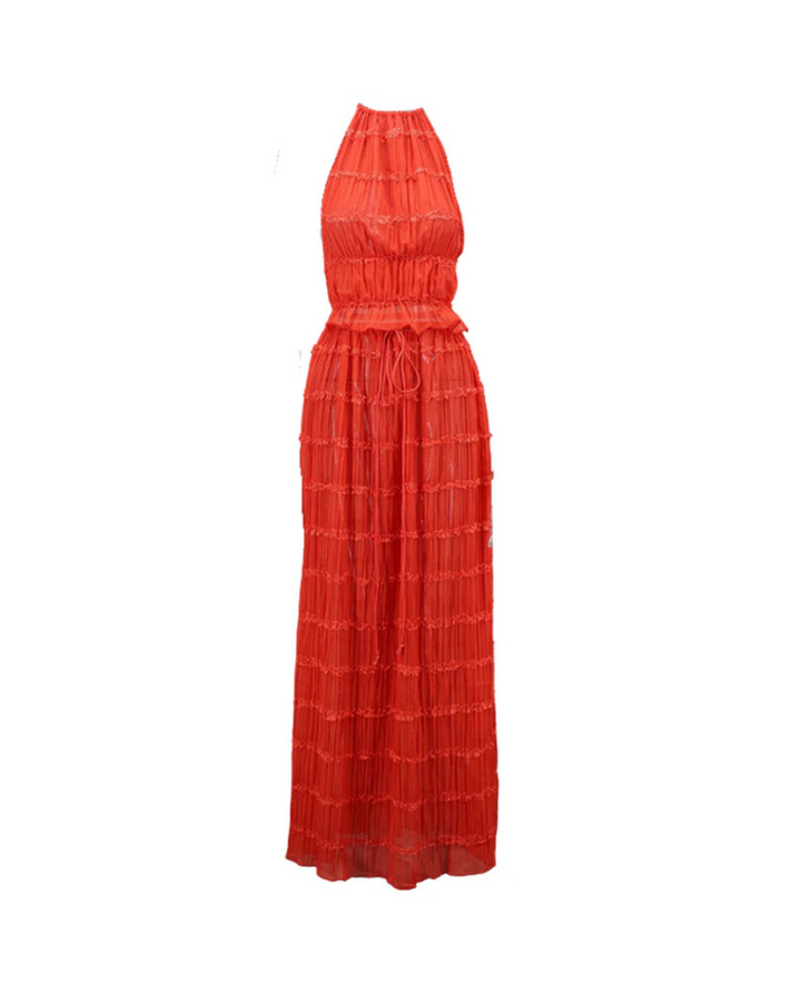 Virales Sommer Chiffon-Set „Larissa“ in rot