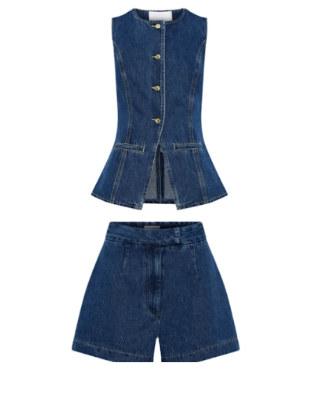 Zweiteiliges Denim-Set „Vibe“