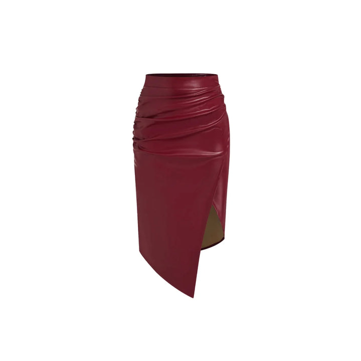 Figurbetonender Lederrock "Saskia"