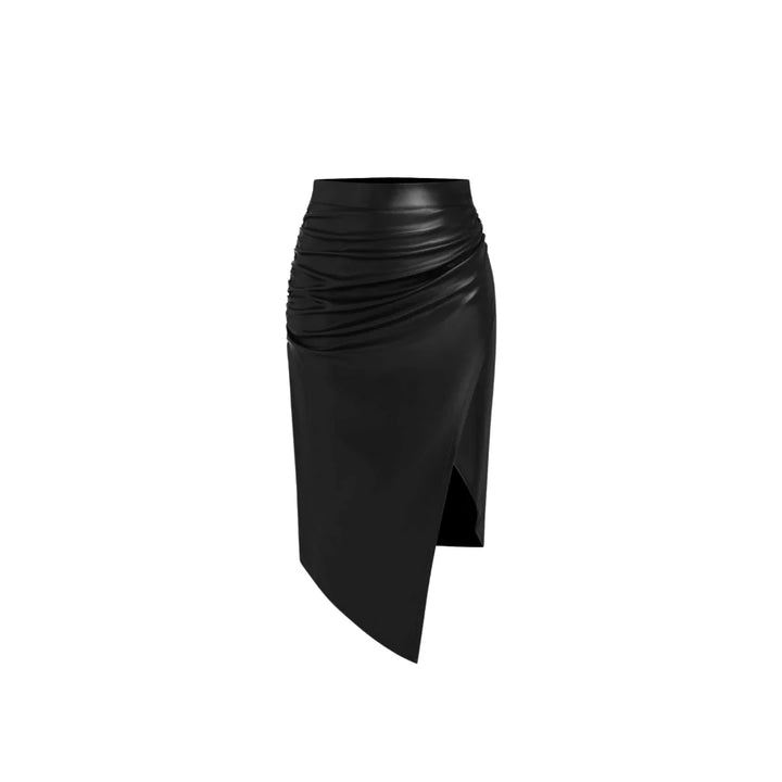 Figurbetonender Lederrock "Saskia"