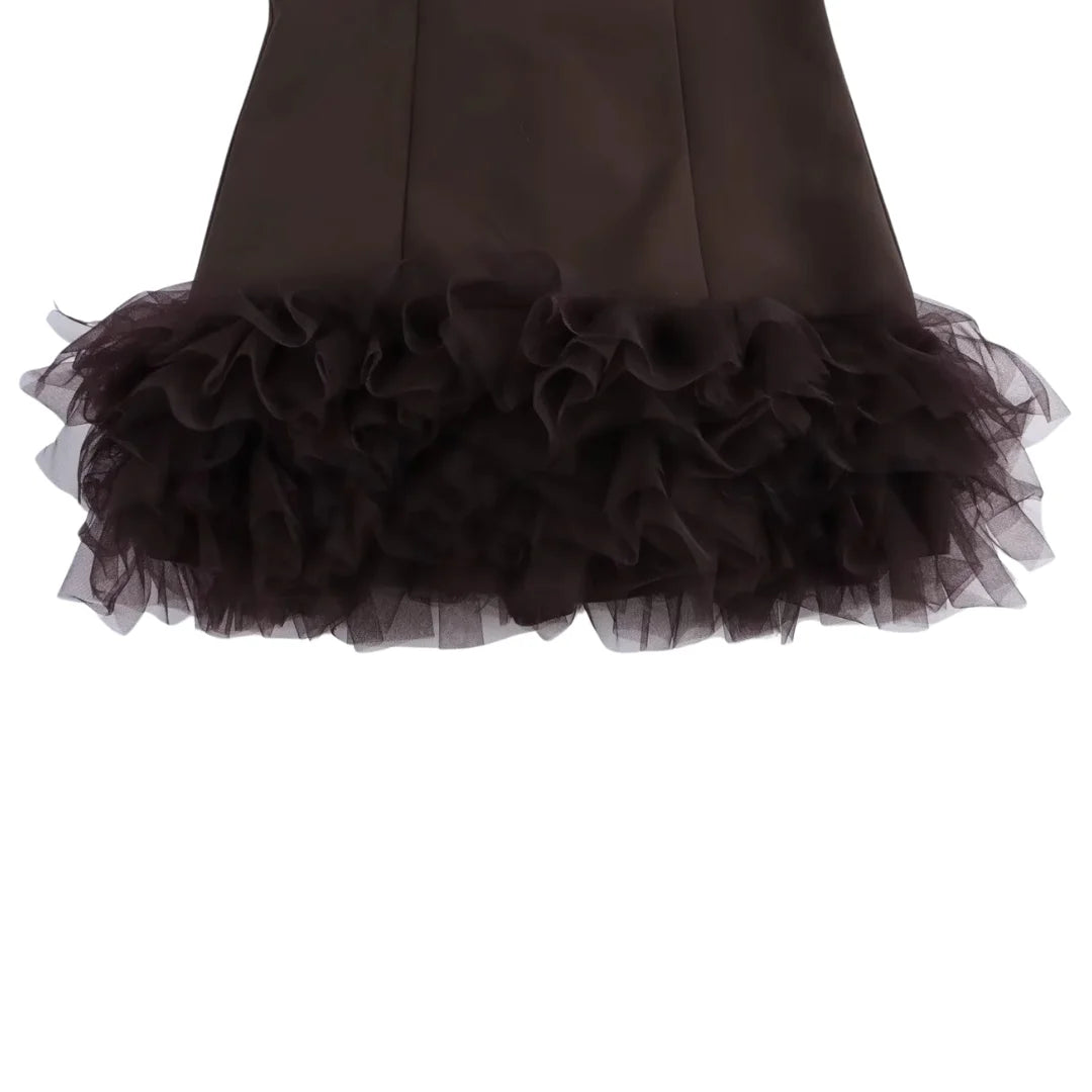 Minikleid "Clara" mit Tüllsaum