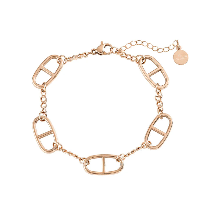 Edelstahl-Armband "Chrissi" - silber, gold