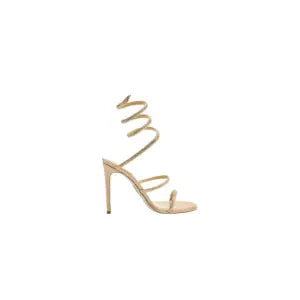 High Heel-Sandalette "Jasmin" - silber, gold, schwarz