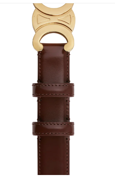 Eleganter Gürtel „Elite“ in schwarz und braun