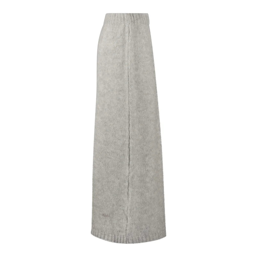 Zweiteiler "Kira" - Pullover mit Rock in grau, beige und schwarz